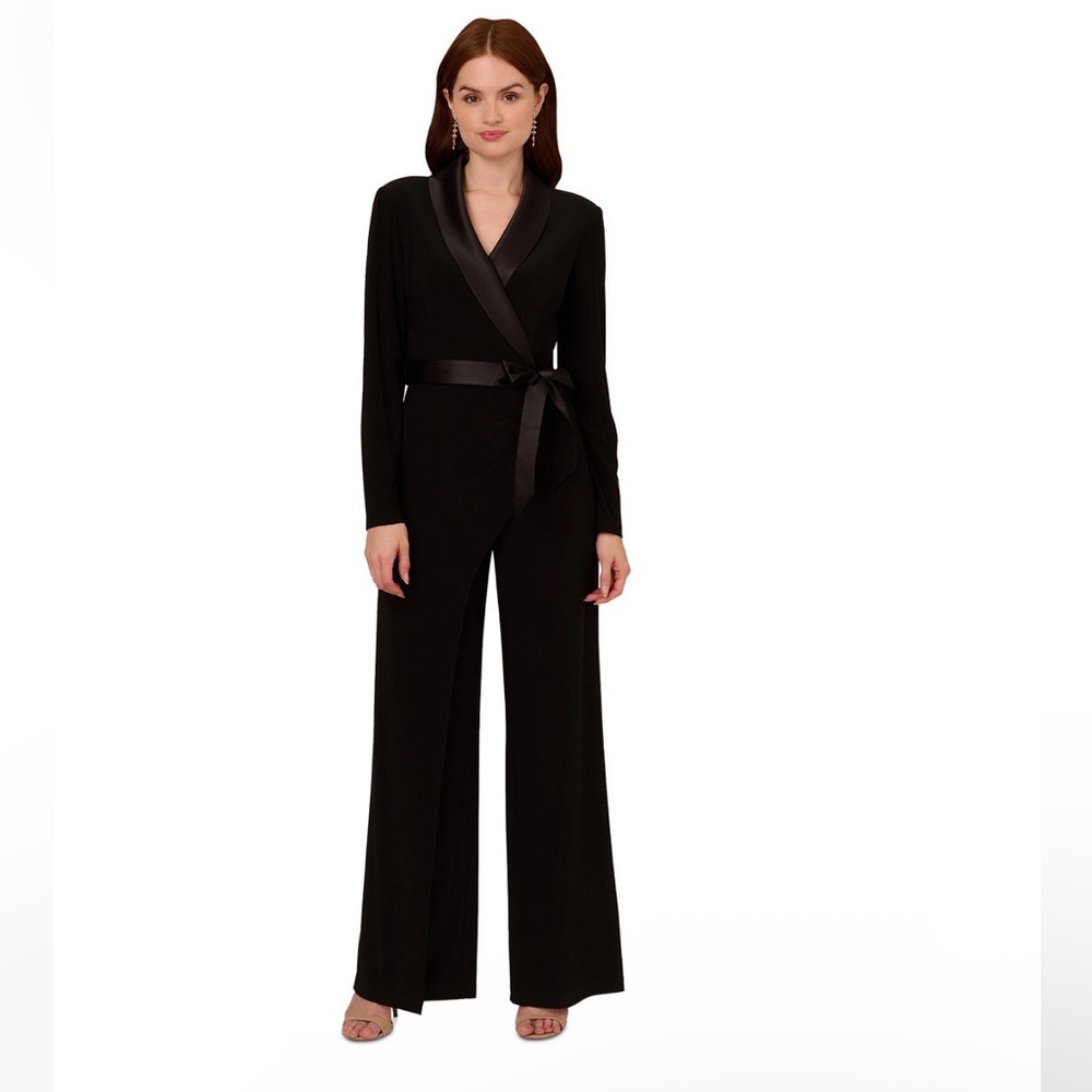 London Times Women's Long-Sleeve Tuxedo Jumpsuit women’s size 10